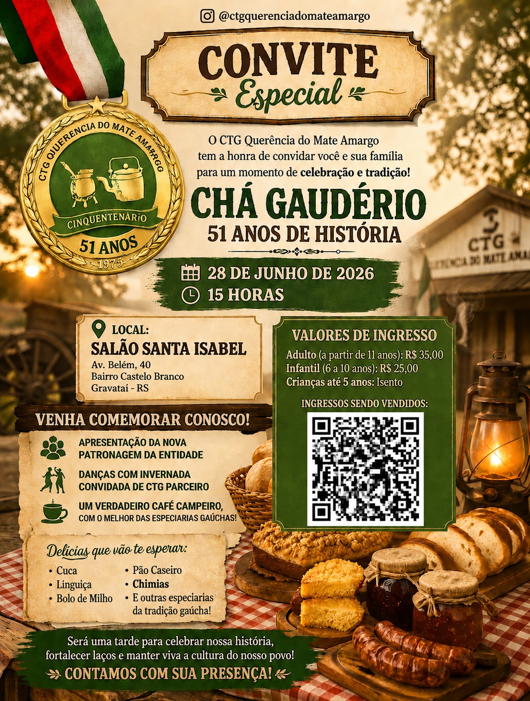 Chá Gaudério 51 Anos