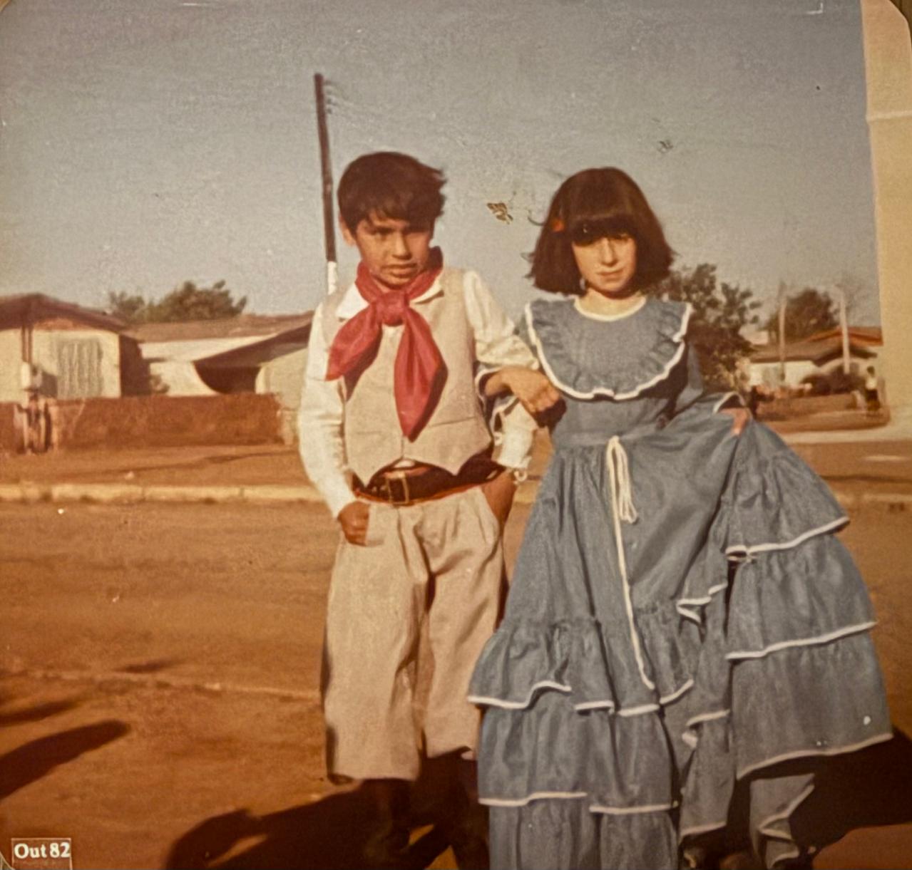 Casal gaudério – outubro de 1982